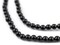 The Bead Chest Round Black Obsidian Beads (4mm): Organic Gemstone Round Spherical Energy Stone Healing Power Crystal for Jewelry Bracelet Mala Necklace Making